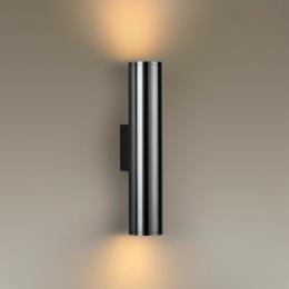 Odeon light 4245/2WA HIGHTECH ODL21 245 черный хром/металл Настенный светильник E27 LED max 7W DARIO  - 4 купить